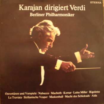 LP Berliner Philharmoniker: Karajan Dirigiert Verdi (Ouvertüren Und Vorspiele)