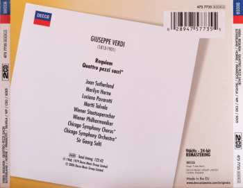 2CD Wiener Philharmoniker: Requiem / Quattro Pezzi Sacri