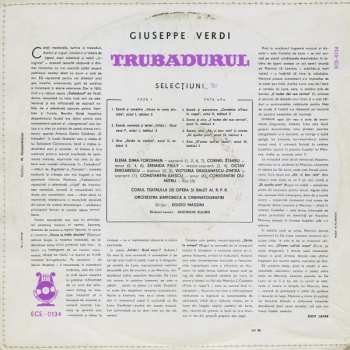 LP Giuseppe Verdi: Trubadurul (Selecțiuni)