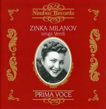 CD Giuseppe Verdi: Zinka Milanov Sings Verdi. Prima Voce