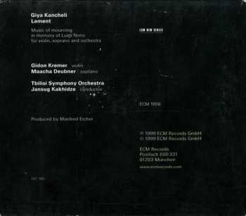 CD Gidon Kremer: Lament