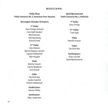 CD Philip Glass: Patientia