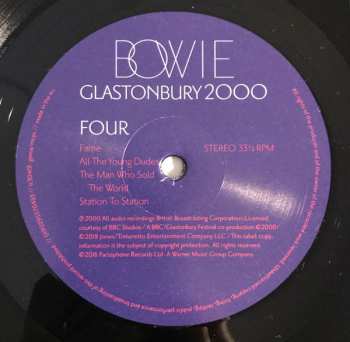 3LP David Bowie: Glastonbury 2000