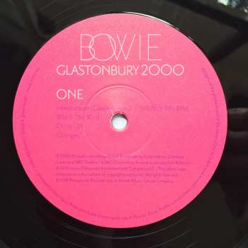 3LP David Bowie: Glastonbury 2000