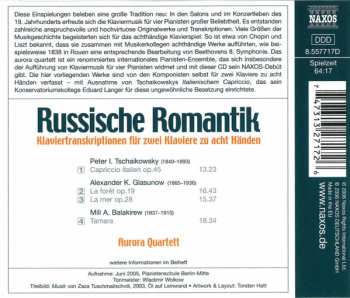 CD Pyotr Ilyich Tchaikovsky: Russische Romantik (Klaviertranskriptionen)
