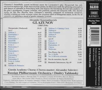 CD Alexander Glazunov: Masquerade (Incidental Music)