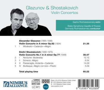 CD Dmitri Shostakovich: Violin Concertos