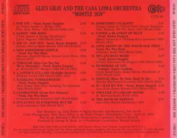CD Glen Gray & The Casa Loma Orchestra: Mostly 1939