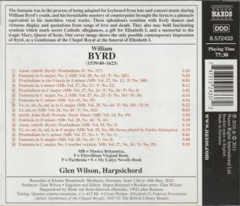 CD Glen Wilson: William Byrd: Complete Fantasias For Harpsichord