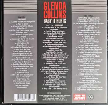 3CD/Doos Glenda Collins: Baby It Hurts (The Holloway Road Sessions 1963-1966 Singles, Sessions, Outtakes, Demos And More)
