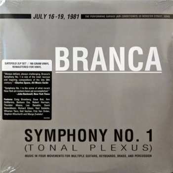 2LP Glenn Branca: Symphony No. 1 (Tonal Plexus)