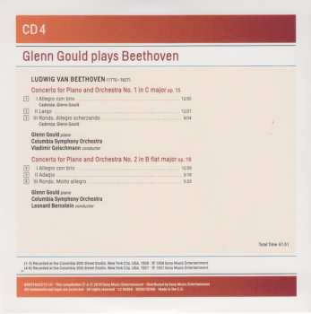 6CD/Doos Ludwig van Beethoven: Glenn Gould Plays Beethoven (Piano Sonatas & Piano Concertos Nos. 1-5)