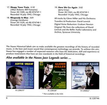 CD Glenn Miller And His Orchestra: Glen Island Special Vol. 3 - The Great Instrumentals - Original Recordings 1938-1942