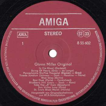 LP Glenn Miller: Original