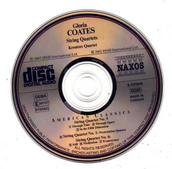 3CD/Doos Gloria Coates: String Quartets 1-9