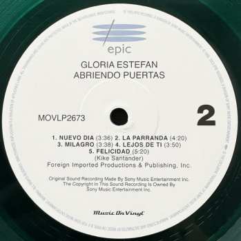 LP Gloria Estefan: Abriendo Puertas CLR | LTD | NUM