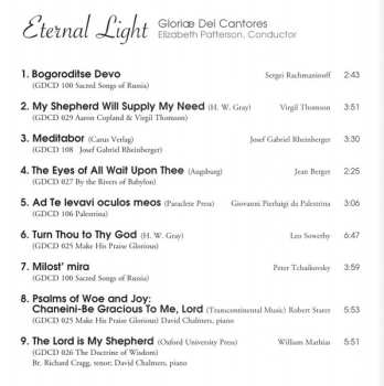 CD Gloriae Dei Cantores: Eternal Light
