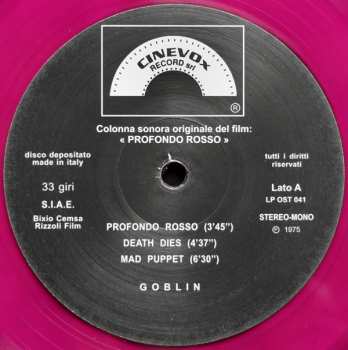 LP Goblin: Profondo Rosso (Colonna Sonora Originale Del Film) LTD | CLR