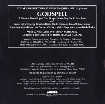 CD "Godspell" Original Cast: Godspell (A Musical Based Upon The Gospel According To St. Matthew)