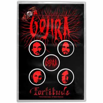 Merch Gojira: Set Badges Fortitude