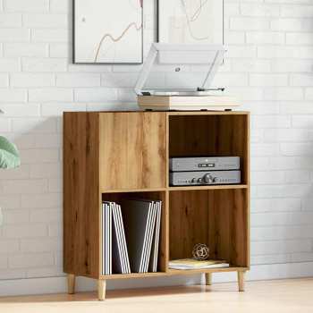 Audiotechnica Goka Skříňka na LP desky a audiotechniku - dřevěné nohy Dub artisan (857172)
