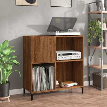 Audiotechnica Goka Skříňka na LP desky a audiotechniku - kovové nohy Hnědý dub (832004)