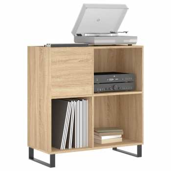 Audiotechnica Goka Skříňka na LP desky a audiotechniku - železné nohy Dub sonoma (831783)