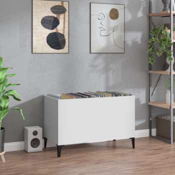 Audiotechnica Goka Úložná Skřínka na LP desky - kovové nohy Bílá (831965)