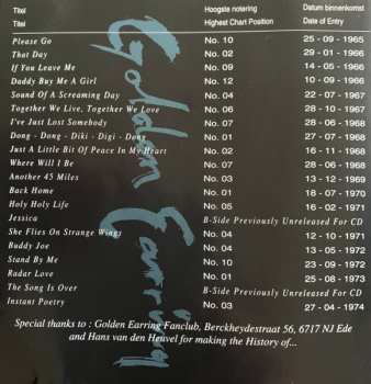 CD Golden Earring: The Complete Single Collection Volume 1 1965-1974