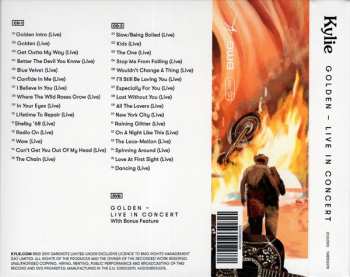 2CD/DVD Kylie Minogue: Golden - Live In Concert
