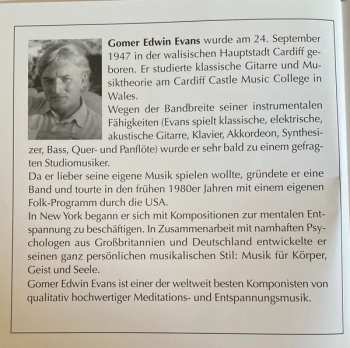 CD Gomer Edwin Evans: Wellness-Panflute-Dreams