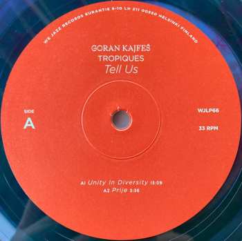 LP Goran Kajfes: Tell Us CLR