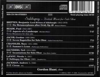 CD Gordon Hunt: Soliloquy