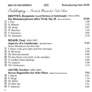 CD Gordon Hunt: Soliloquy