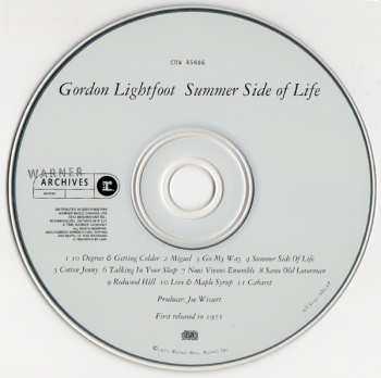 CD Gordon Lightfoot: Summer Side Of Life