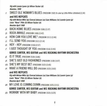 CD Goree Carter: Let's Rock Awhile 1949-1951