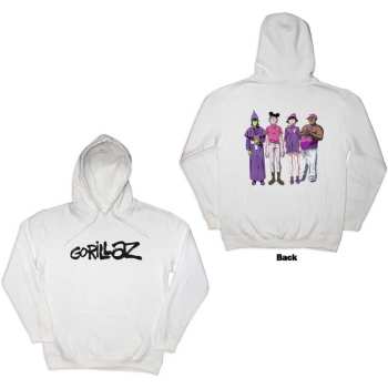 Merch Gorillaz: Gorillaz Unisex Pullover Hoodie: Cracker Island (back Print) (small) S