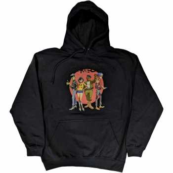 Merch Gorillaz: Hoodie Group Circle Rise