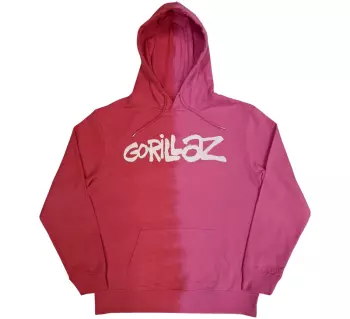Hoodie Two-tone Brush Logo Gorillaz