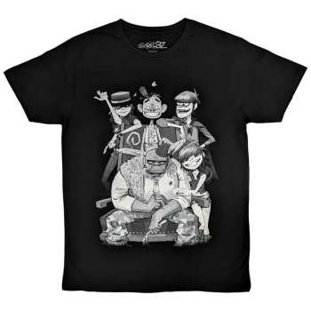 Merch Gorillaz: T-shirt George Spray