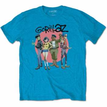 Merch Gorillaz: T-shirt Group Circle Rise 