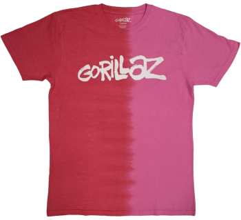 Merch Gorillaz: T-shirt Two-tone Brush Logo Gorillaz