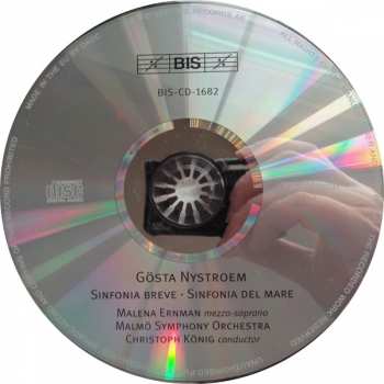 CD Malmö Symphony Orchestra: Sinfonia Del Mare / Sinfonia Breve