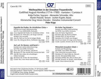 CD Peter Kopp: Weihnachten In Der Dresdner Frauenkirche (Cantatas II)