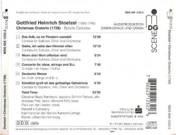 CD Gottfried Heinrich Stölzel: Christmas Oratorio (Epistle Cantatas)