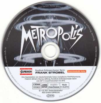 CD Frank Strobel: Metropolis: Original Motion Picture Score