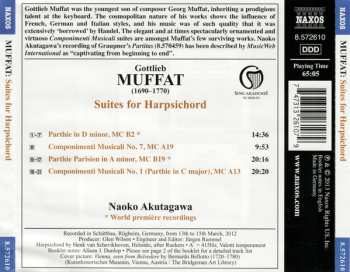 CD Naoko Akutagawa: Componimenti Musicali (Suites For Harpsichord)
