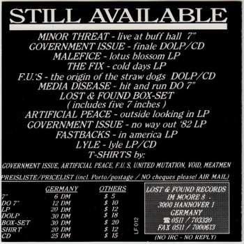 CD Government Issue: Finale