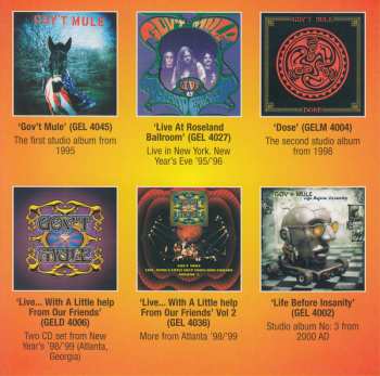 2CD Gov't Mule: Déjà Voodoo