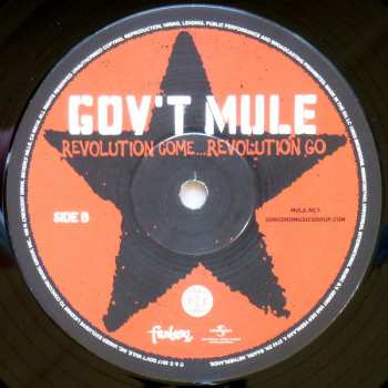 2LP Gov't Mule: Revolution Come...Revolution Go